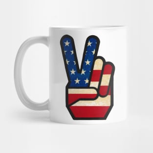 Vintage Peace in America Mug